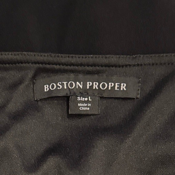 Boston Proper Black Sleeveless Top with Keyhole Back - Picture 6 of 6